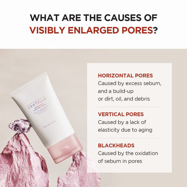 Madagascar Centella Poremizing Light Gel Cream 2.53 Fl.Oz (75Ml) | Tightens Pores | Soothes Irritated Skin