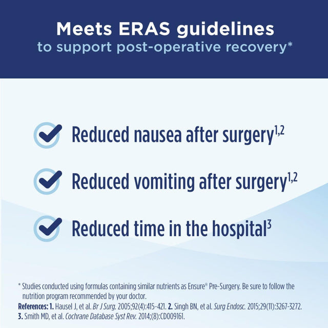 Ensure Pre-Surgery Clear Carbohydrate Drink, Strawberry, 10 oz Bottle