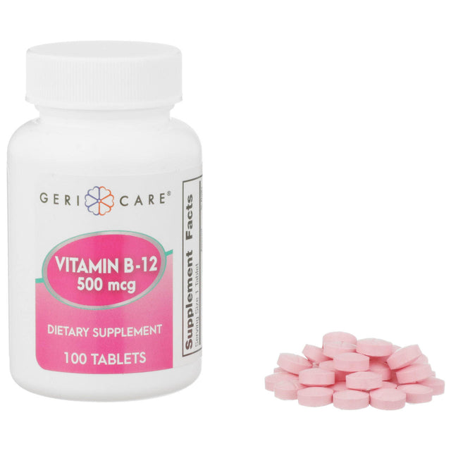 Geri-Care Vitamin B12 Supplement, 500 mcg