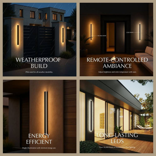 Helios Outdoor LED Wall Lamp