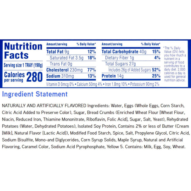 Hormel Thick & Easy Purees, Cinnamon French Toast, Case/7