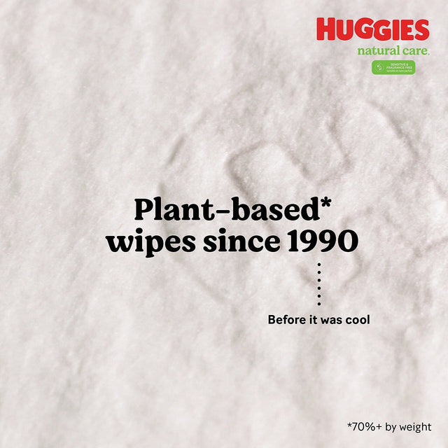 Huggies Natural Care Fragrance-Free Alcohol-Free Baby Wipes