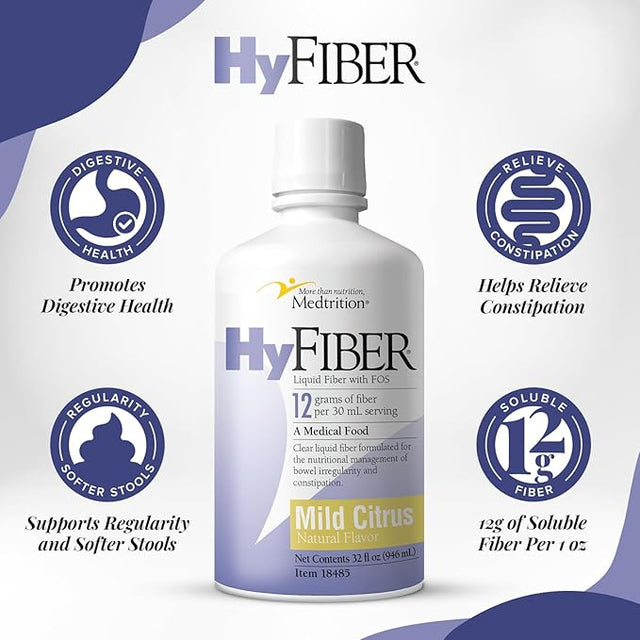 Medtrition HyFiber Liquid Fiber with FOS