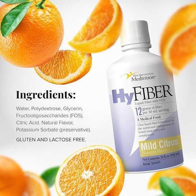 Medtrition HyFiber Liquid Fiber with FOS