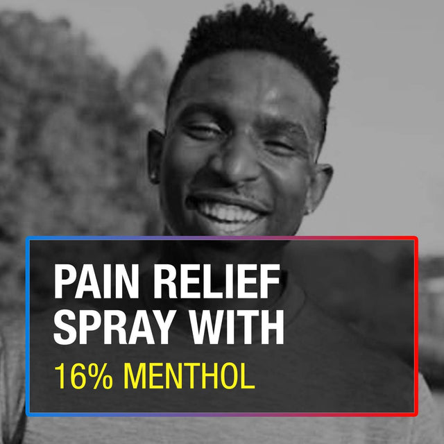Icy Hot Original Pain Relief Dry Spray with 16% Menthol, 4 oz Spray