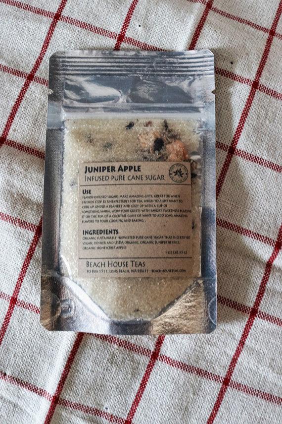 Juniper Apple infused artisan culinary sugar