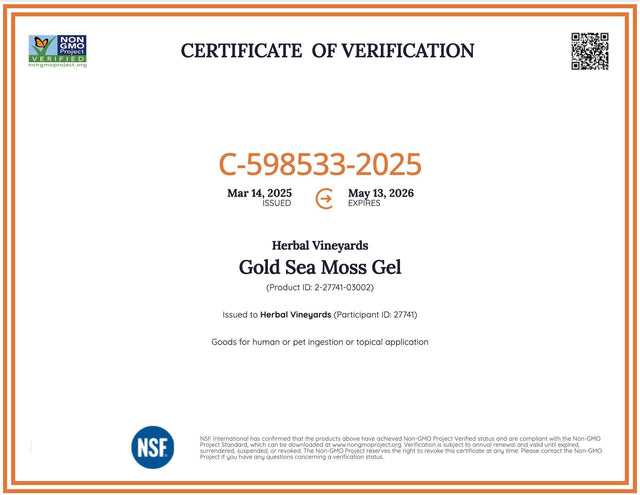 EXCLUSIVE GOLD SEA MOSS GEL