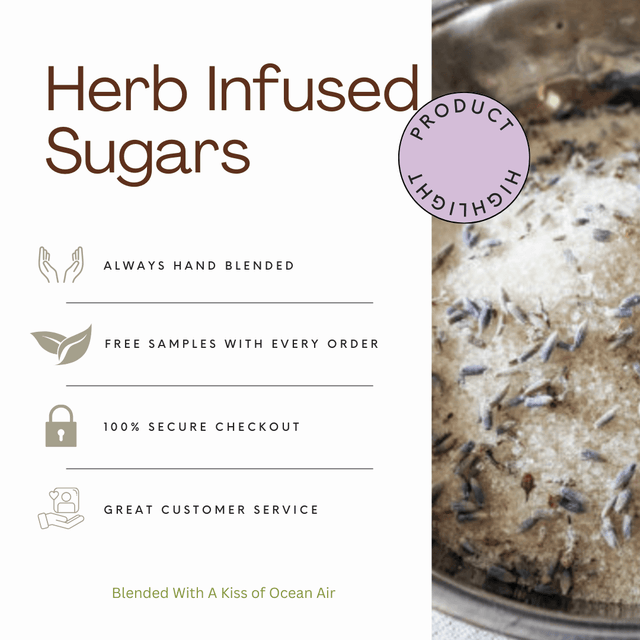 Ginger Snap infused artisan culinary sugar