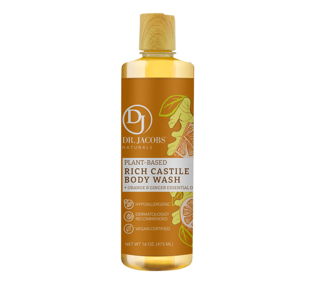Orange & Ginger Castile Body Wash (All American)