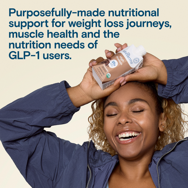 Kate Farms High Protein Nutrition Shake, Chocolate, Case/12