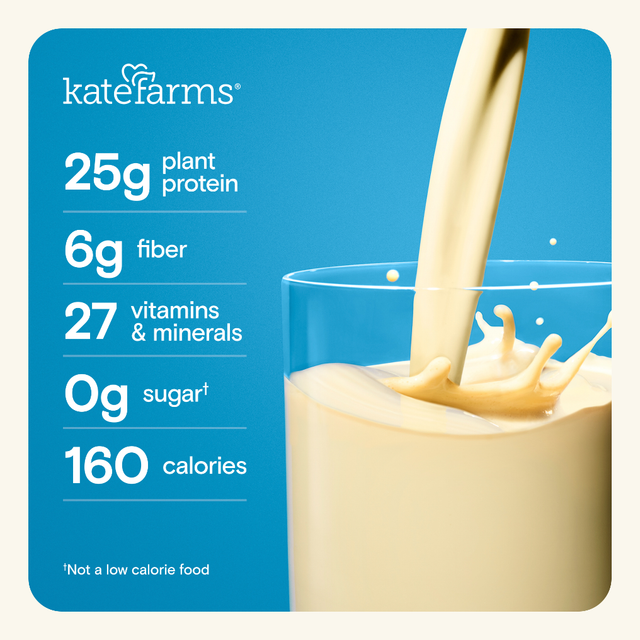 Kate Farms High Protein Nutrition Shake, Strawberry, Case/12