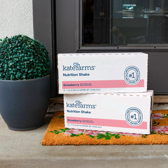 Kate Farms Nutrition Shake, Strawberry, Case/12