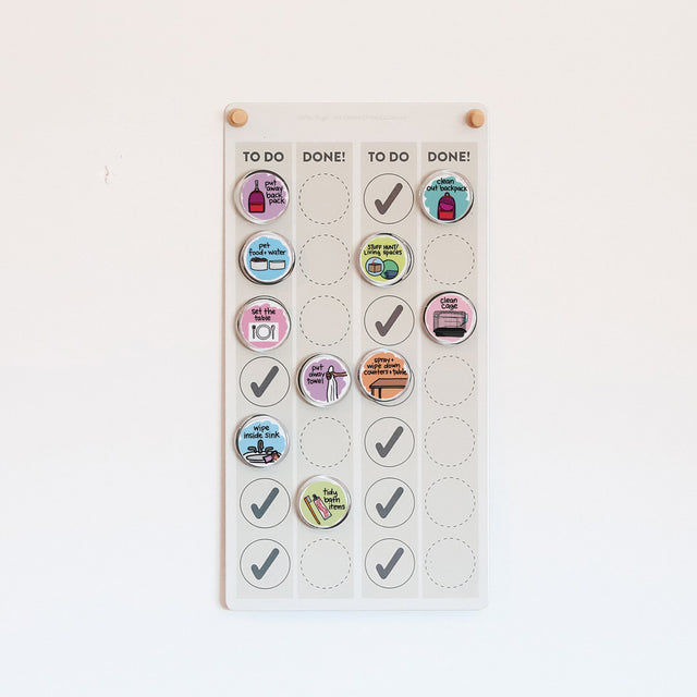 Kids' Daily + Weekly Chore Chart