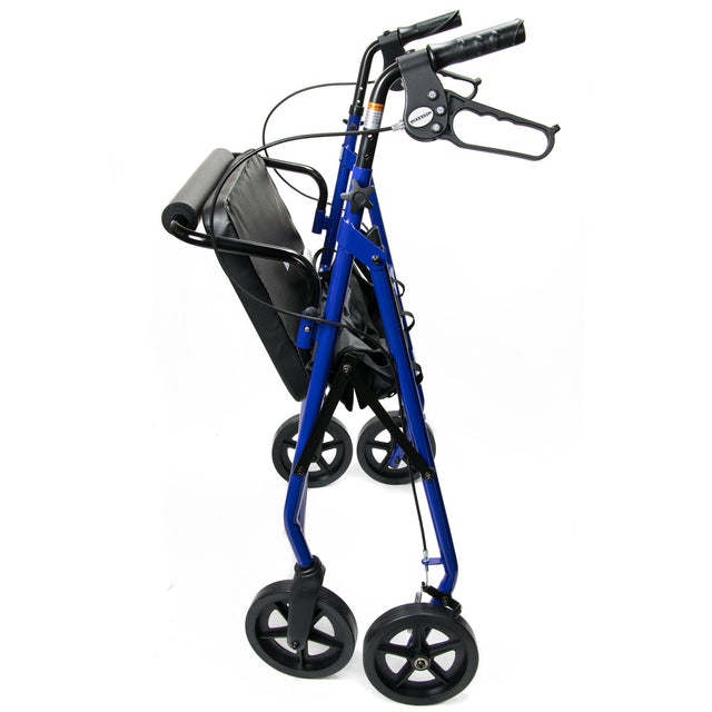 McKesson Bariatric 4 Wheel Folding Heavy Duty Steel Rollator