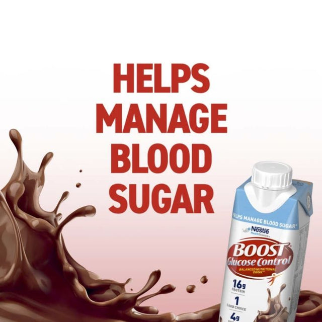 Nestle Glucose Control Nutritional Drink, Rich Chocolate, CS/24