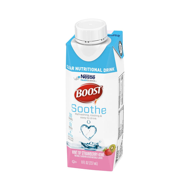 Nestle Boost Soothe Clear Nutritional Drink, Strawberry Kiwi, CS/24