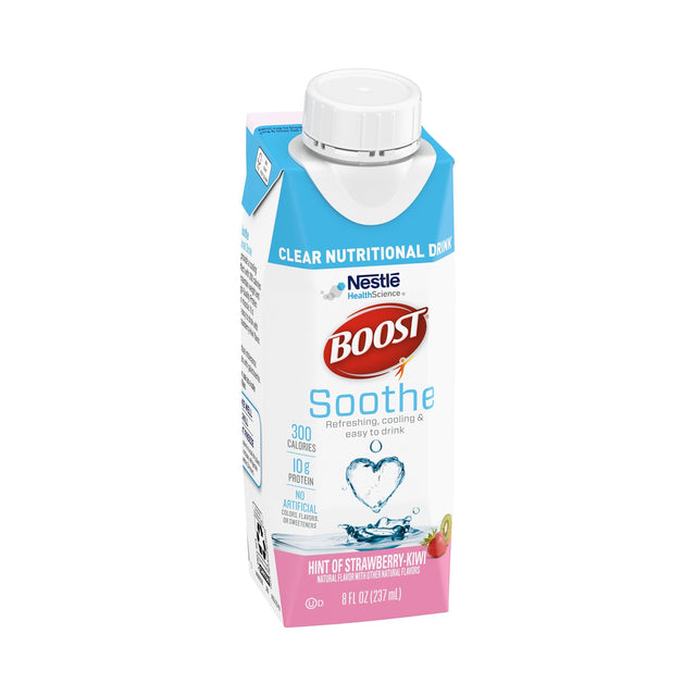 Nestle Boost Soothe Clear Nutritional Drink, Strawberry Kiwi, CS/24