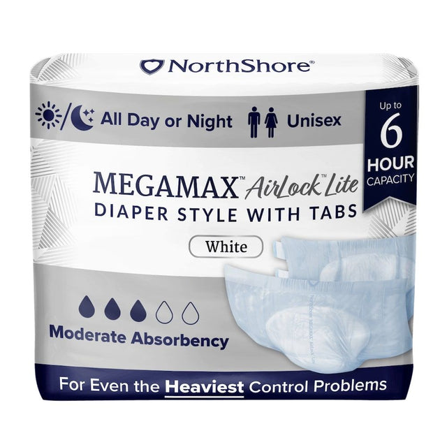 NorthShore MEGAMAX AirLock Lite Adult Diapers