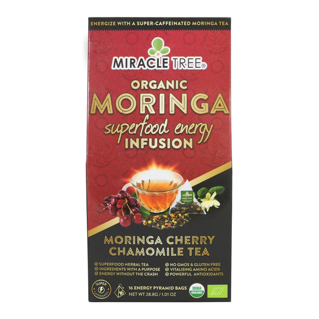 Moringa Energy Tea, Cherry Chamomile