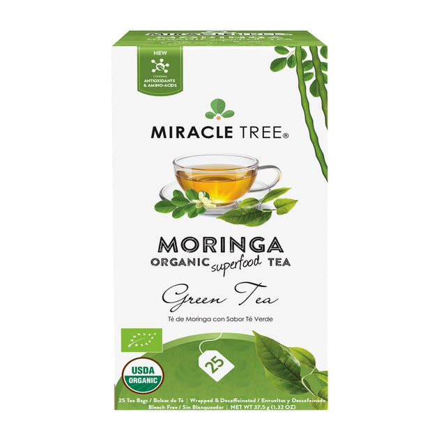Organic Moringa Tea, Green Tea