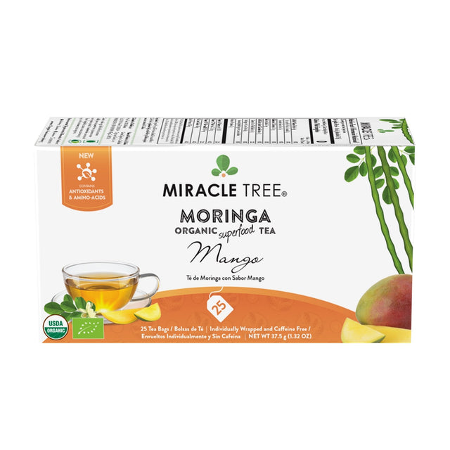 Organic Moringa Tea, Mango