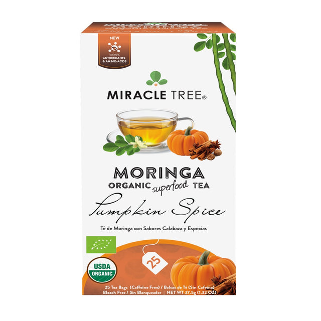 Organic Moringa Tea, Pumpkin Spice