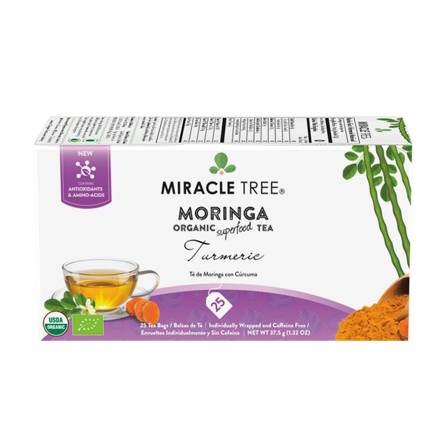 Organic Moringa Tea, Turmeric
