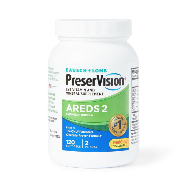PreserVision AREDS 2 Eye Vitamin Supplement, 120 soft gels
