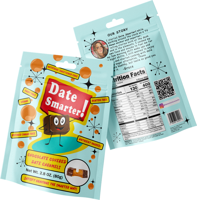 Chocolate Covered Date Caramels - 6pk