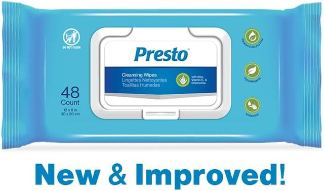 Presto Cleansing Wipes