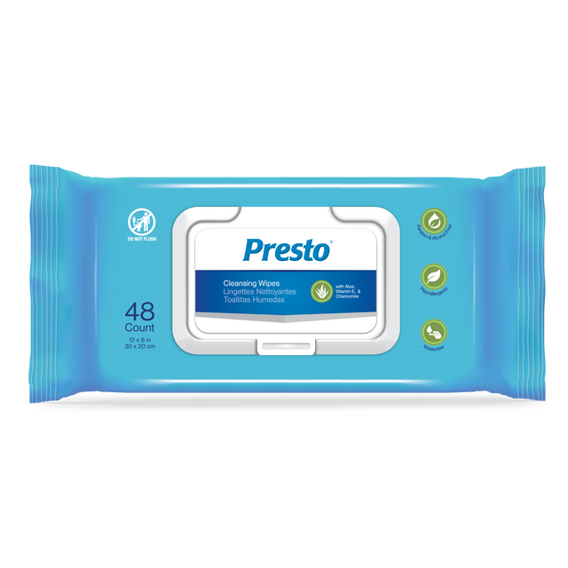 Presto Cleansing Wipes