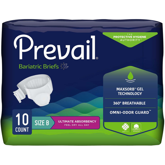 Prevail Bariatric Adult Briefs