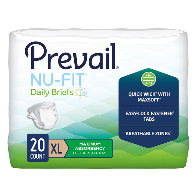 Prevail Nu-Fit Adult Briefs