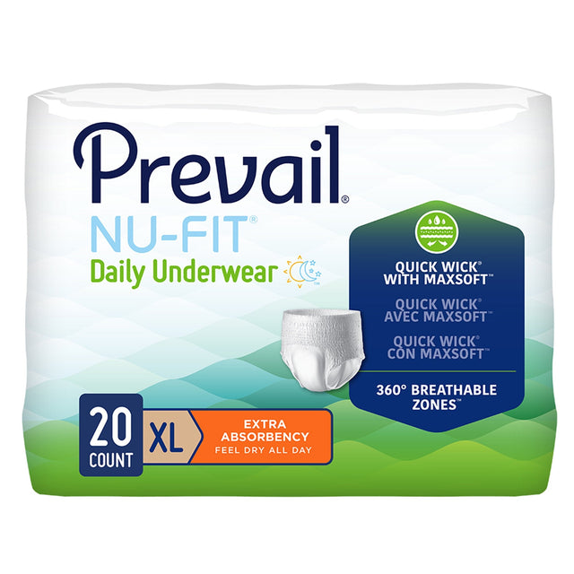 Prevail Nu-Fit Pull On Underwear