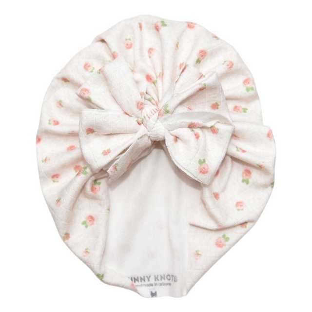 Lyra | Oatmeal Rosettes | Pointelle Headwrap