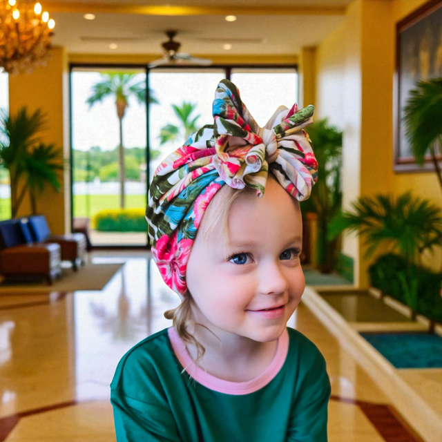 Isla Too | Tiki Floral | Eyelet Headwrap