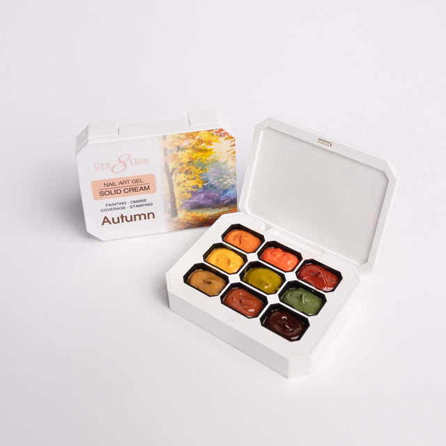 Nail Art Gel Cream - 6 colors Pallette- Ombre Solid Cream