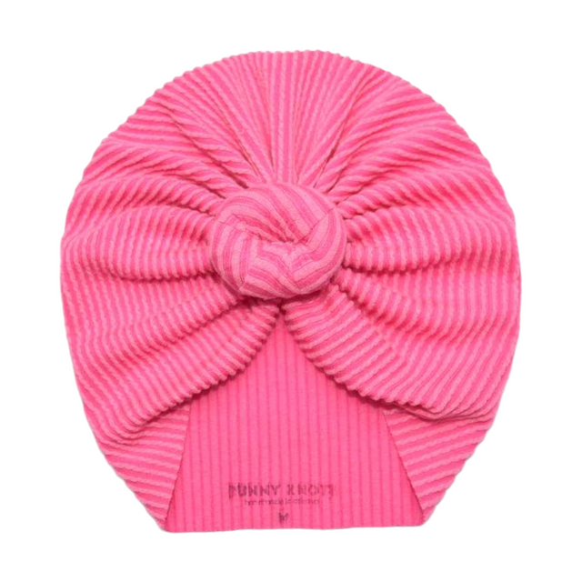 Sophia | Pop Pink | Chunky Rib Headwrap