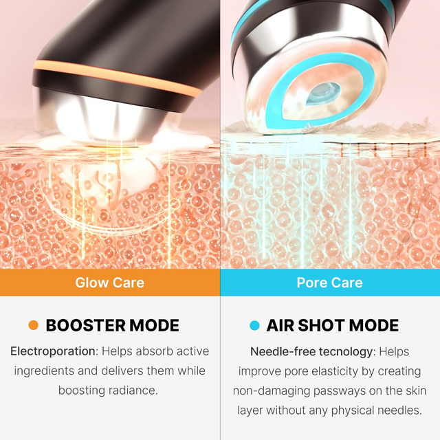 Age-R Booster Pro | 6-In-1 LED Glow Device for Radiance, Pores & Elasticity
