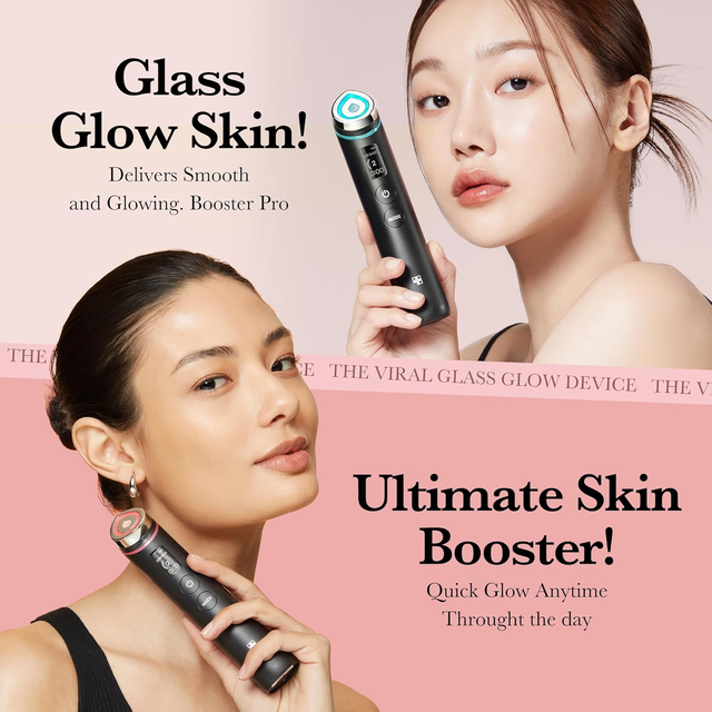 Age-R Booster Pro | 6-In-1 LED Glow Device for Radiance, Pores & Elasticity