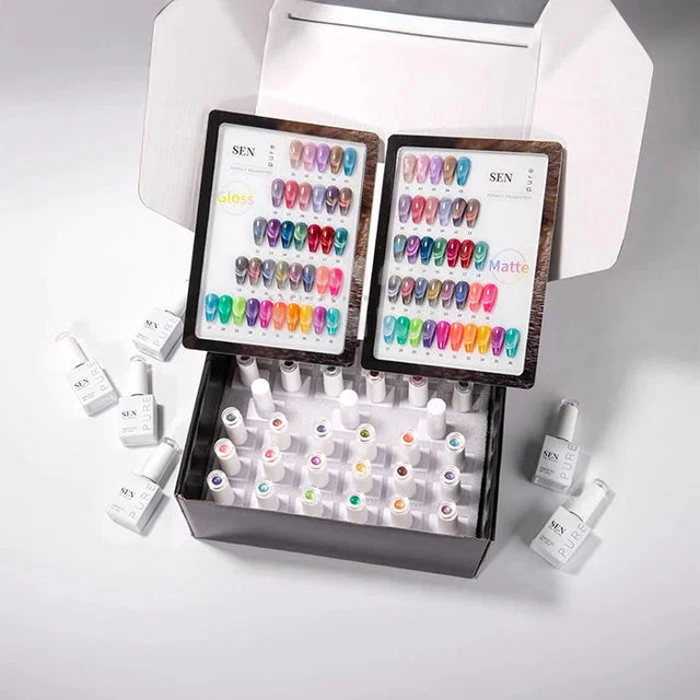 SEN PURE Cat Eye 36 Gel Collection (Free Top-Base-Matte-Magnets)