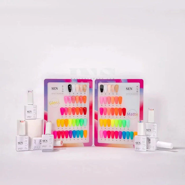 SEN PURE Summer Neon 36 Gel Collection (Free Top-Base-Matte)
