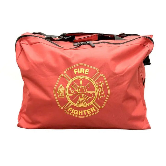 Safety Main BRLBC-15017 Deluxe Firefighter Gear Bag, Red, 1 Each