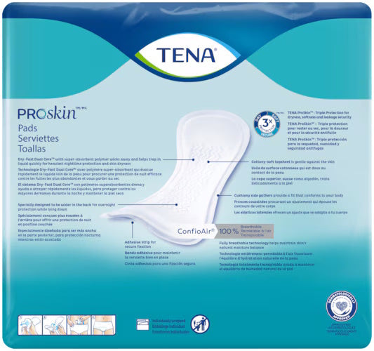 TENA Proskin Pads, Overnight