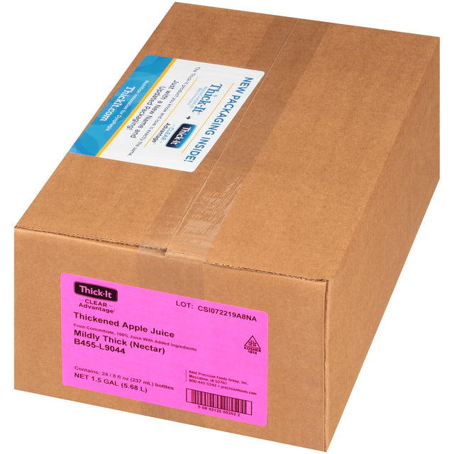 Thick-It Clear Advantage Thickened Apple Juice, Mildly Thick (Nectar Consistency)