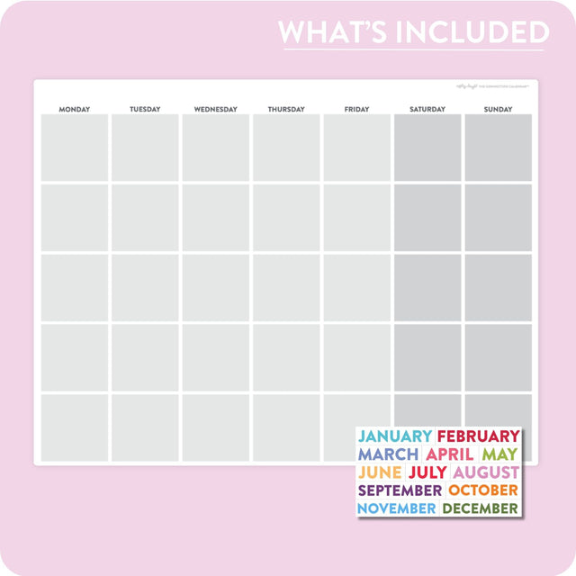 Flex Magnetic Monthly Calendar
