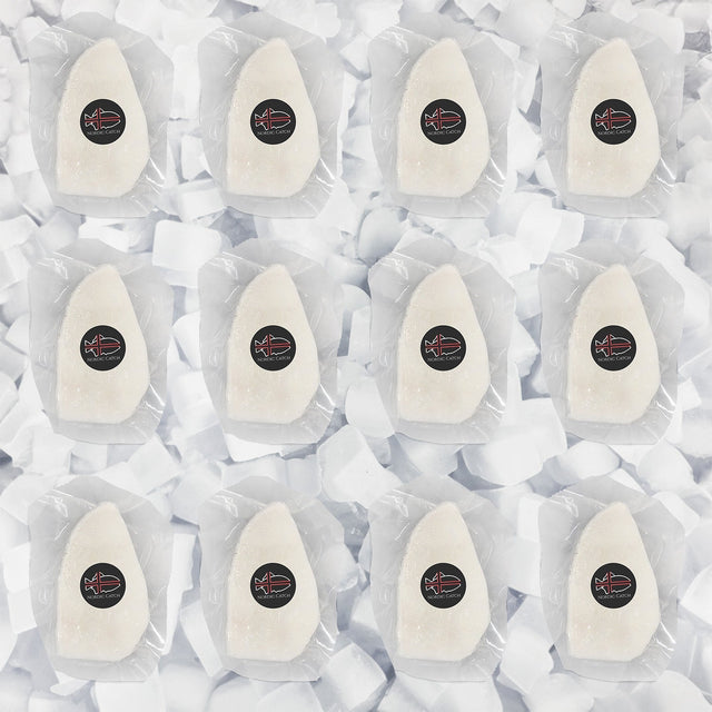 Wild Chilean Sea Bass Portions, Skinless (Bulk Case)