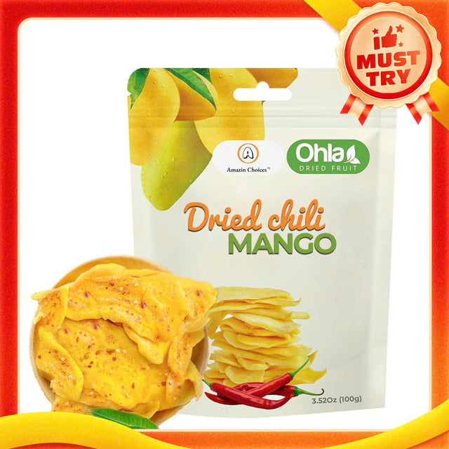 Amazin Choices Dried Chili Mango, 3.5 oz.