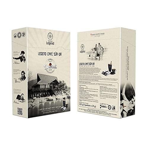 Trung Nguyen Legend — Cafe Sua Da — Premium Instant Vietnamese Coffee — 3 in 1 (9 Single Serve Packets)