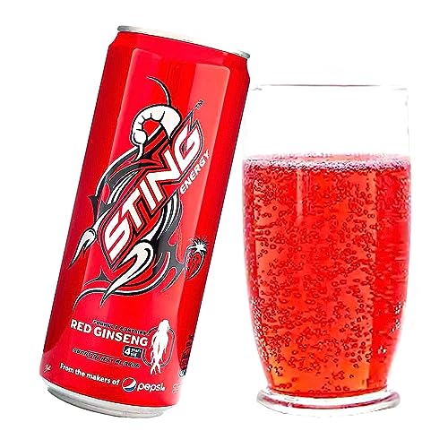 STING Energy Drink Red Ginseng Strawberry, Nuoc Tang Luc Sting